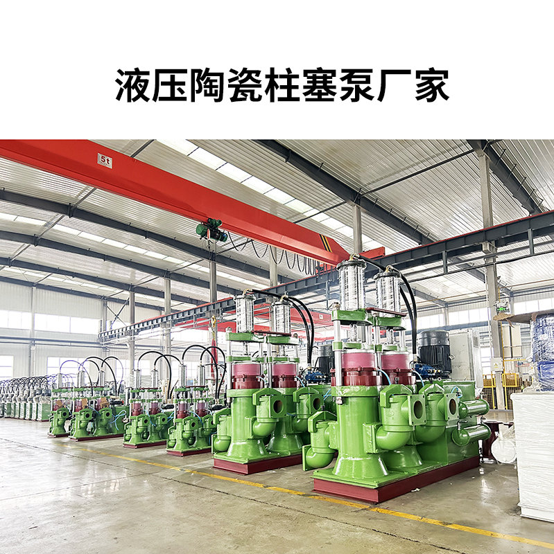 液壓陶瓷柱塞泥漿泵9 液壓陶瓷柱塞泥漿泵9